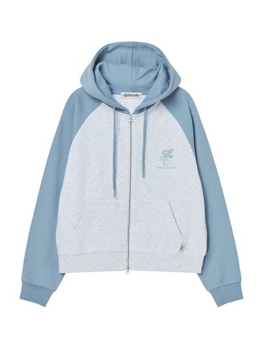 Coloring Hooded Sweat Zip-Up [] - DELICCENT - Modalova