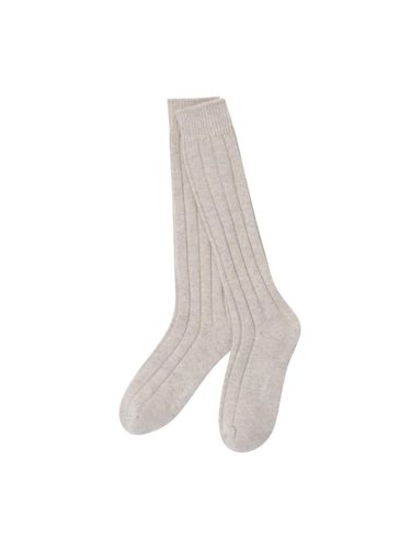 Long RIbbed Socks ()_D7LAW24002BEL - LE CASHMERE - Modalova