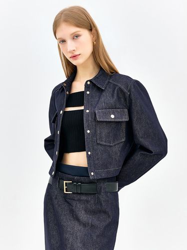 Denim short jacket EMN8WJK800 - E.B.M (Edition by Michaa) - Modalova