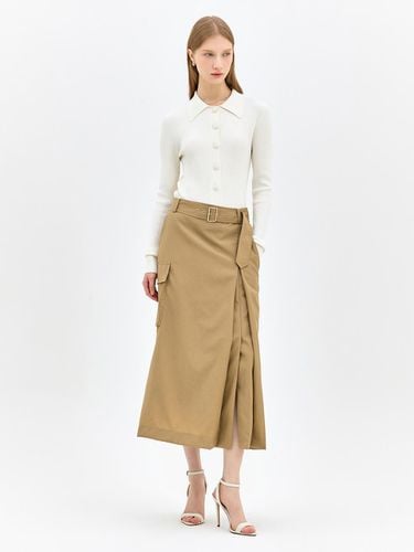 Out pocket detail H line skirt EMN8WSK030 - E.B.M (Edition by Michaa) - Modalova