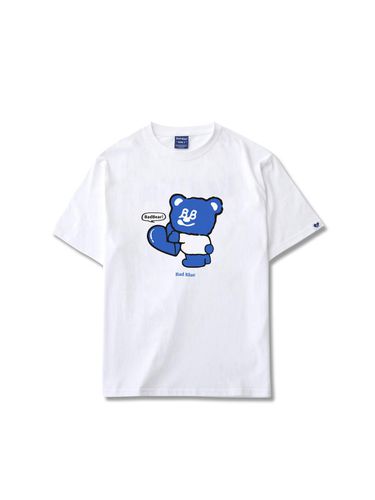 BadBear Hug Tee White - BadBlue - Modalova