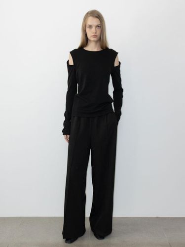 TRES WIDE PANTS (BLACK) - LEHA - Modalova