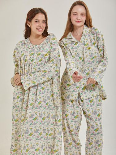 Paul & Anna Bonbow Flower Pajama dress beige - PAUL&ANNA - Modalova