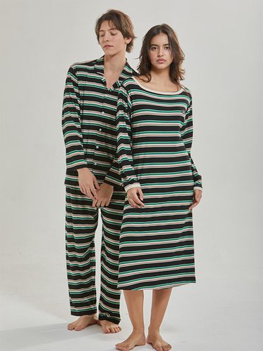 Trill wit long-sleeved pajama set black - PAUL&ANNA - Modalova