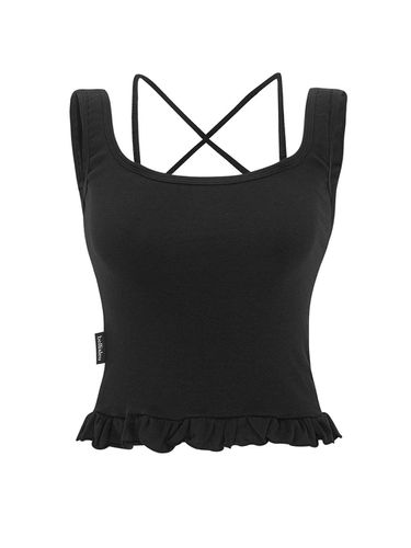 ROSY SLEEVELESS - BLACK - bellialeu - Modalova