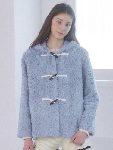 MOMO's duffel coat [SKY BLUE] - DELICCENT - Modalova