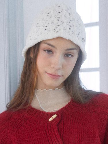 Crochet Bonnet [2 COLOR] - DELICCENT - Modalova