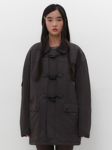 DUFFLE PADDED COAT [CHARCOAL] - TUOMIO - Modalova