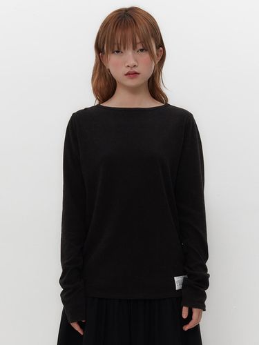 TM ESSENTIAL SHEER TOP [BLACK] - TUOMIO - Modalova