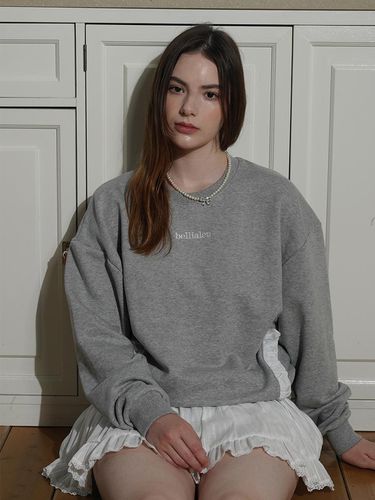 ANGEL SWEATSHIRT - GRAY - bellialeu - Modalova