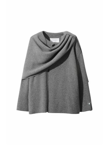 Cashmere Scarf Jacket ()_D5JAW24002GYX - LE CASHMERE - Modalova