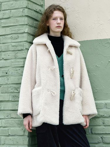 Toggle button fake fur jacket JYRF78AC - Jucy Judy - Modalova