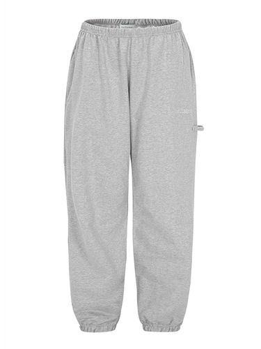 LOGO SWEATPANTS - GRAY - bellialeu - Modalova