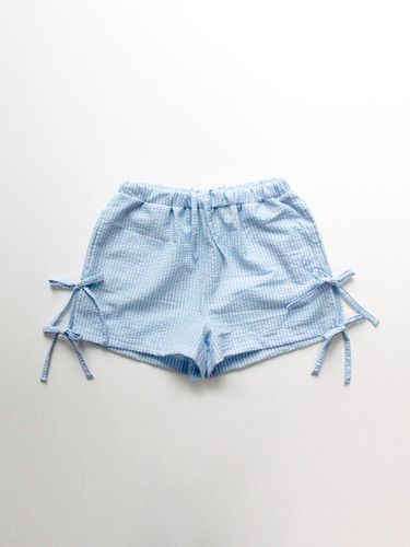 Check Beach Shorts Skyblue - BadBlue - Modalova