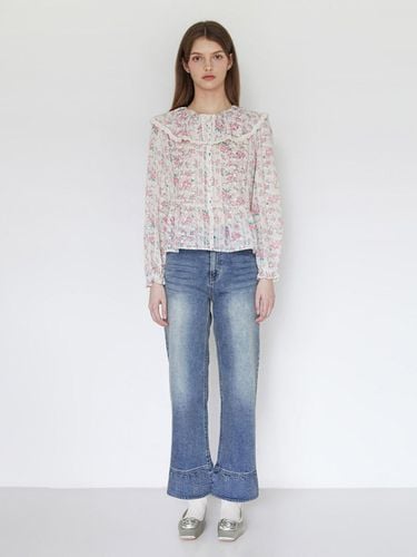 Frill bootcut denim pants_T246MJE134W - Thursday Island - Modalova