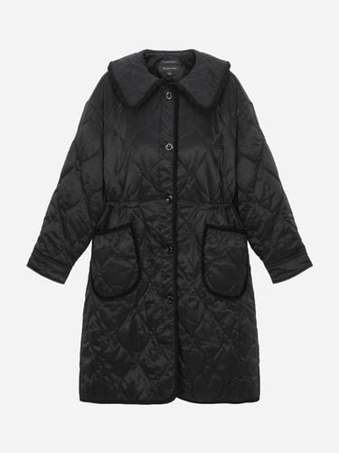 Flat Collar Long Quilting Coat_T246MCT133W - Thursday Island - Modalova