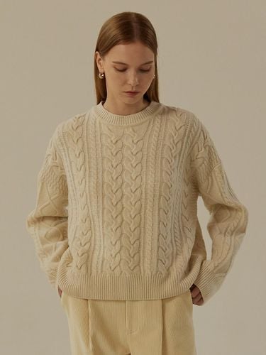 MELLOW CABLE KNIT (5colors) - MangoManyPlease - Modalova