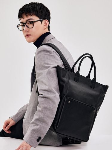 Vertical Multifunctional tote backpack [black] - BEDFORD 11TH - Modalova