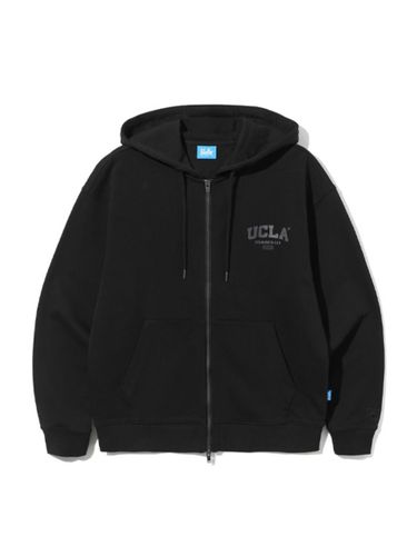 Small Logo Basic Hood Zip-Up [BLACK] (UA9GD90 - UCLA - Modalova