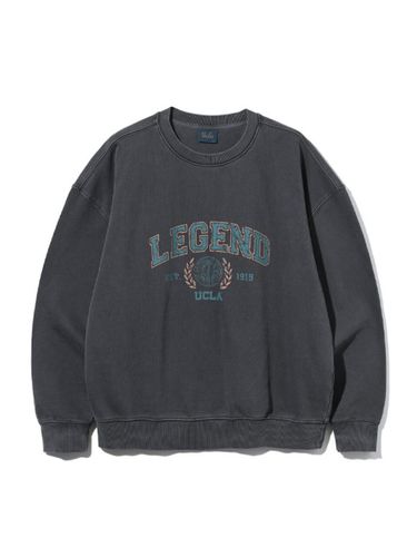 Pigment Small Logo Oversized Fit Sweatshirt [ - UCLA - Modalova