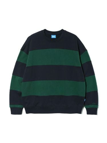 Slit Stripe Overfit Sweatshirt [DK - GREEN] ( - UCLA - Modalova