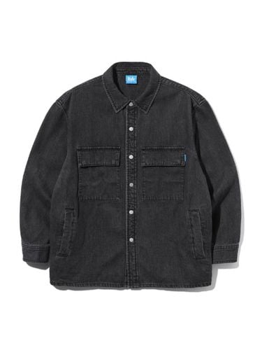 Denim one-pocket basic denim shirt [ - GREY - UCLA - Modalova