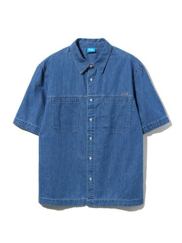 Denim two-pocket short-sleeved oversized fit - UCLA - Modalova