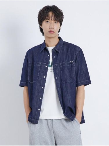 Denim two-pocket short-sleeved oversized fit - UCLA - Modalova