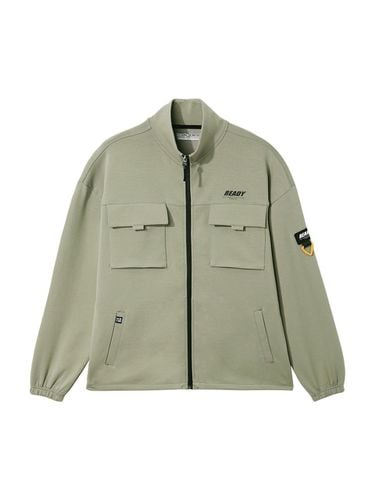 Chest pocket string jersey jacket - ready4next - Modalova