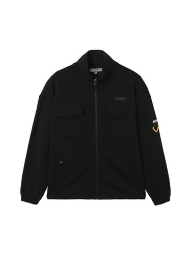 Chest pocket string jersey jacket - ready4next - Modalova