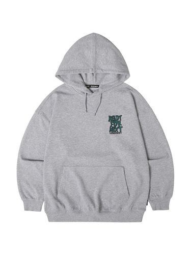 Street Bear Hood Sweatshirt MELANGE GREY - ready4next - Modalova