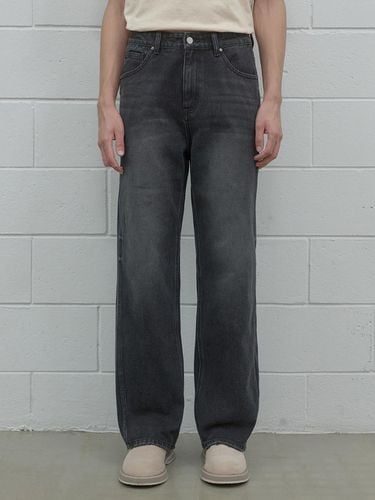 CURVED DENIM PANTS BK - TMAKER - Modalova