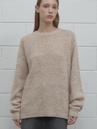 HAIRY ROUND NECK KNIT BE - TMAKER - Modalova