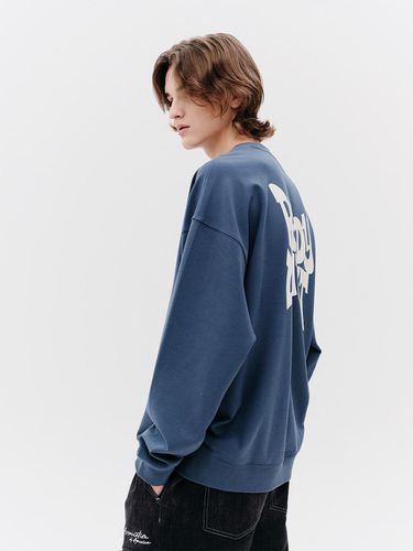 Ready Big Lettering Sweatshirt BLUE - ready4next - Modalova