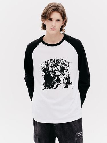 Retro Raglan T-shirt BLACK - ready4next - Modalova