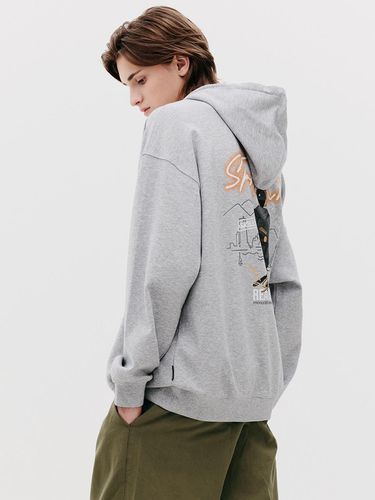 Ready, Street Hooded T-Shirt MELANGE GREY - ready4next - Modalova