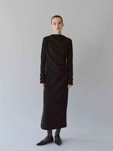 TFW DRAPED JERSEY LONG DRESS_3COLORS - MOHAN - Modalova