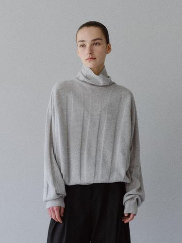 TFW CASHMERE WHOLGAMENT TURTLENECK KNIT TOP_3COLOR - MOHAN - Modalova