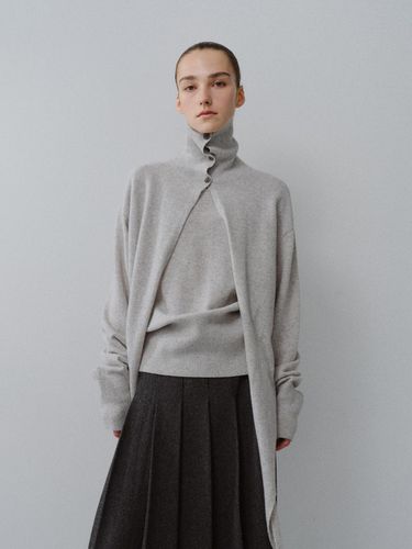 TFW MERINO WOOL TIE TURTLENECK KNIT TOP_3COLORS - MOHAN - Modalova