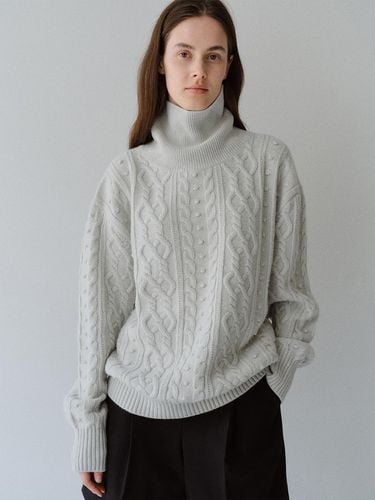 TFW CLASSIC FISHERMAN TURTLENECK KNIT TOP_3COLORS - MOHAN - Modalova