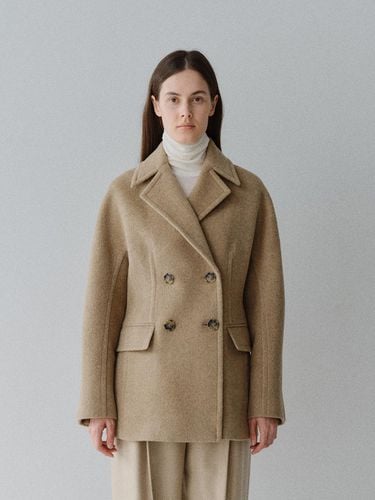 TFW WOOL DOUBLE LINE HALF COAT_2COLORS - MOHAN - Modalova