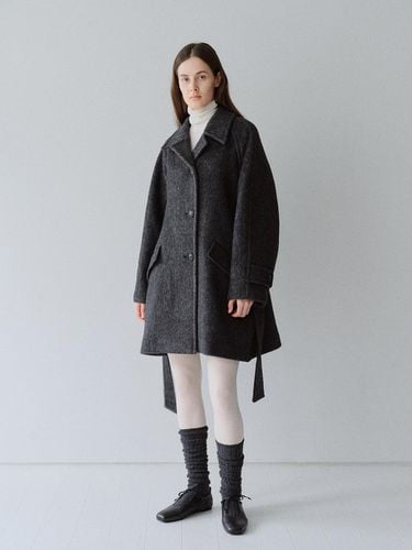 TFW HAIR 3BUTTON HALF COAT_2COLORS - MOHAN - Modalova