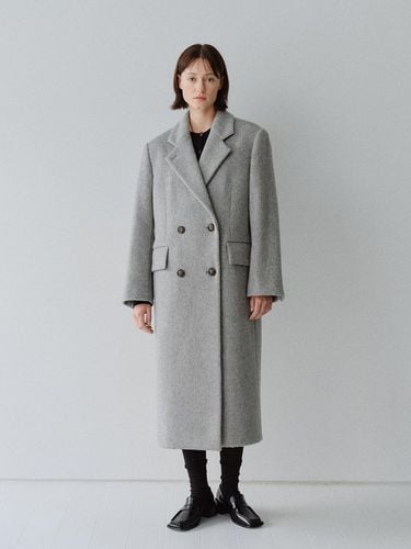 TFW PREMIUM WOOL100 DOUBLE LONG COAT_2COLORS - MOHAN - Modalova