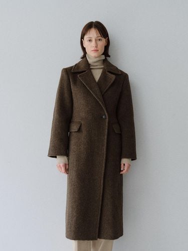 TFF YAK WOOL DOUBLE LINE COAT_2COLORS - MOHAN - Modalova