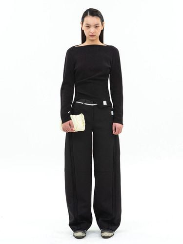 Double Waist Trousers_RQPAW24544BKX - RE;CODE - Modalova