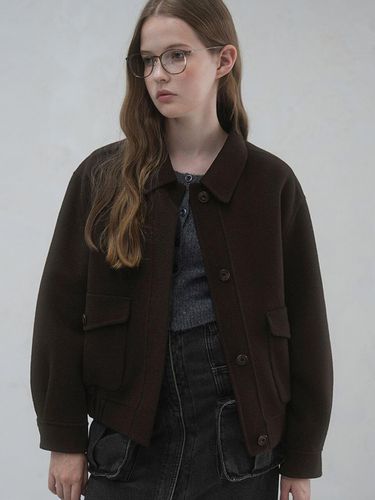 Bene Handmade Wool Jacket BROWN - vivacious - Modalova