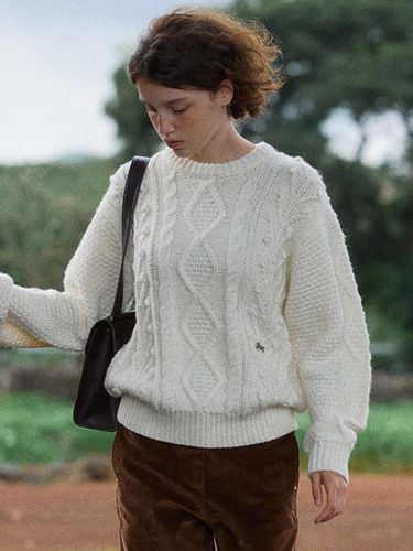 BUZZI BULKY KNIT [IVORY] - FOLNUA - Modalova