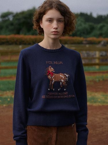 FOLLY KNIT [NAVY] - FOLNUA - Modalova