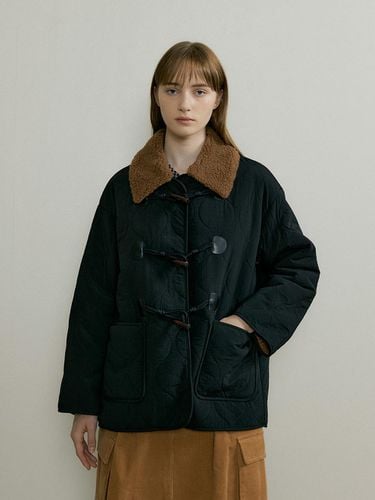 DUMBLE DUFFLE COAT - Black - THE PENNY - Modalova