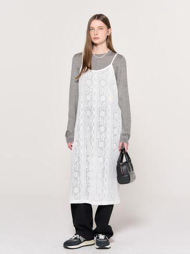 Crochet Layered dress [WHITE] / WBD3L15504 - GENERAL IDEA - Modalova